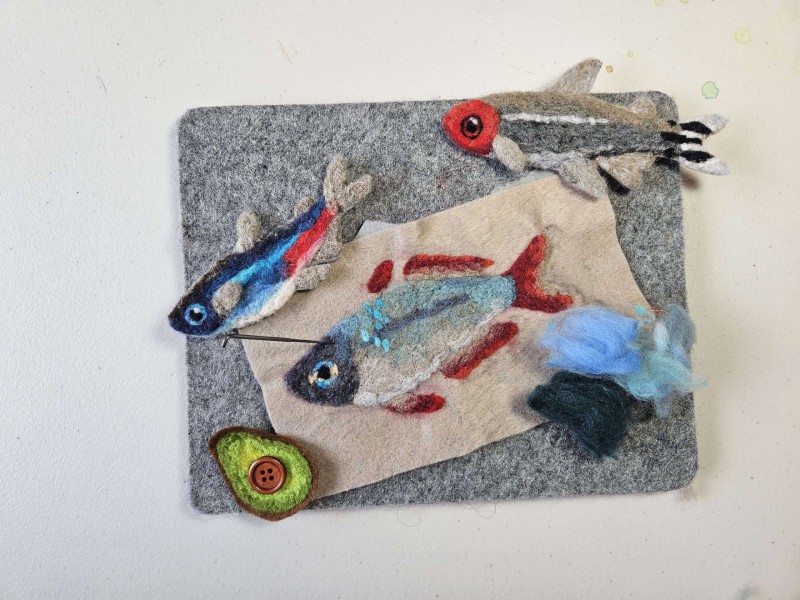 Flat Needle Felting Workshop (1 session)