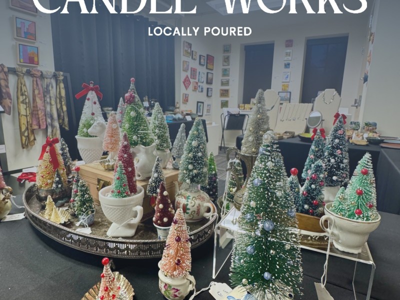 Holiday Tree Candle Topper Workshop (1 session) (Dec 5)