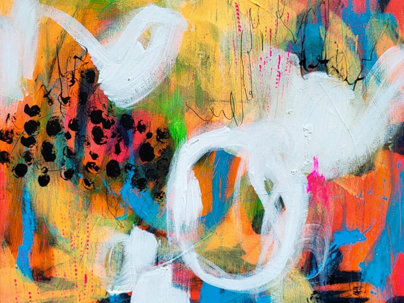 Intro to Abstract Painting in Acrylics (5 sessions)