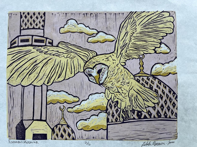 Multi-Color Reduction Block Printing (3 sessions)