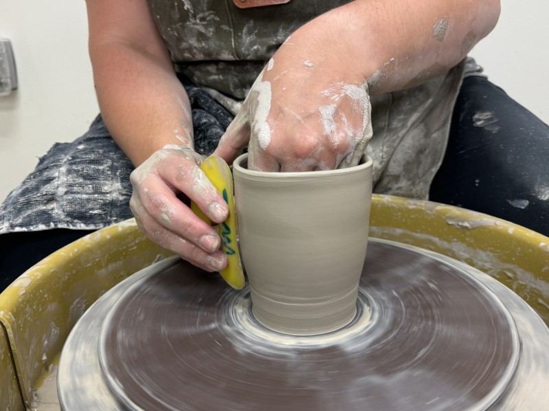 Wheel Thrown Ceramics (Tuesday PM) (9 sessions)