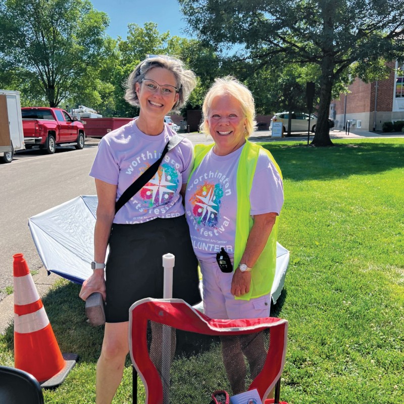 Photo of volunteers at the McConnell Arts Center in Central Ohio