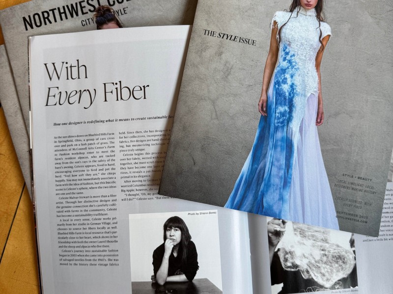 Celeste Malvar-Stewart and the MAC's Farm to Fashion event featured in Northwest Columbus City Lifestyle